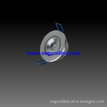 1W round LED recessed spotlight